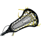 Gait Whip 2 Complete Women's Lacrosse Stick with Armour Mesh Valkyrie Pocket Black/Yellow/Bee