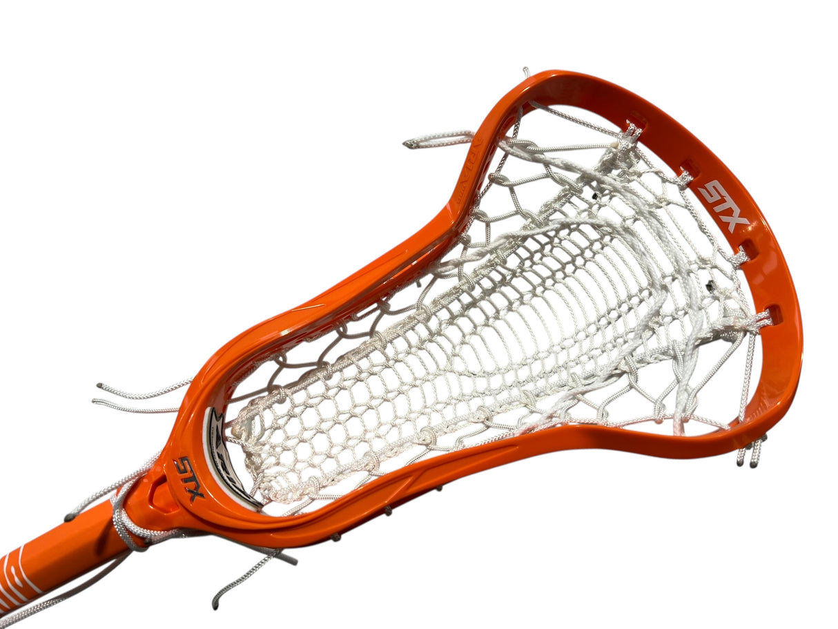 STX Aria Pro Elite Complete Women's Lacrosse Stick with Valkyrie Pocket Orange
