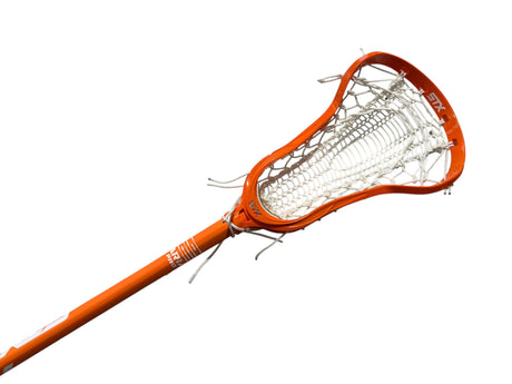STX Aria Pro Elite Complete Women's Lacrosse Stick with Valkyrie Pocket Orange