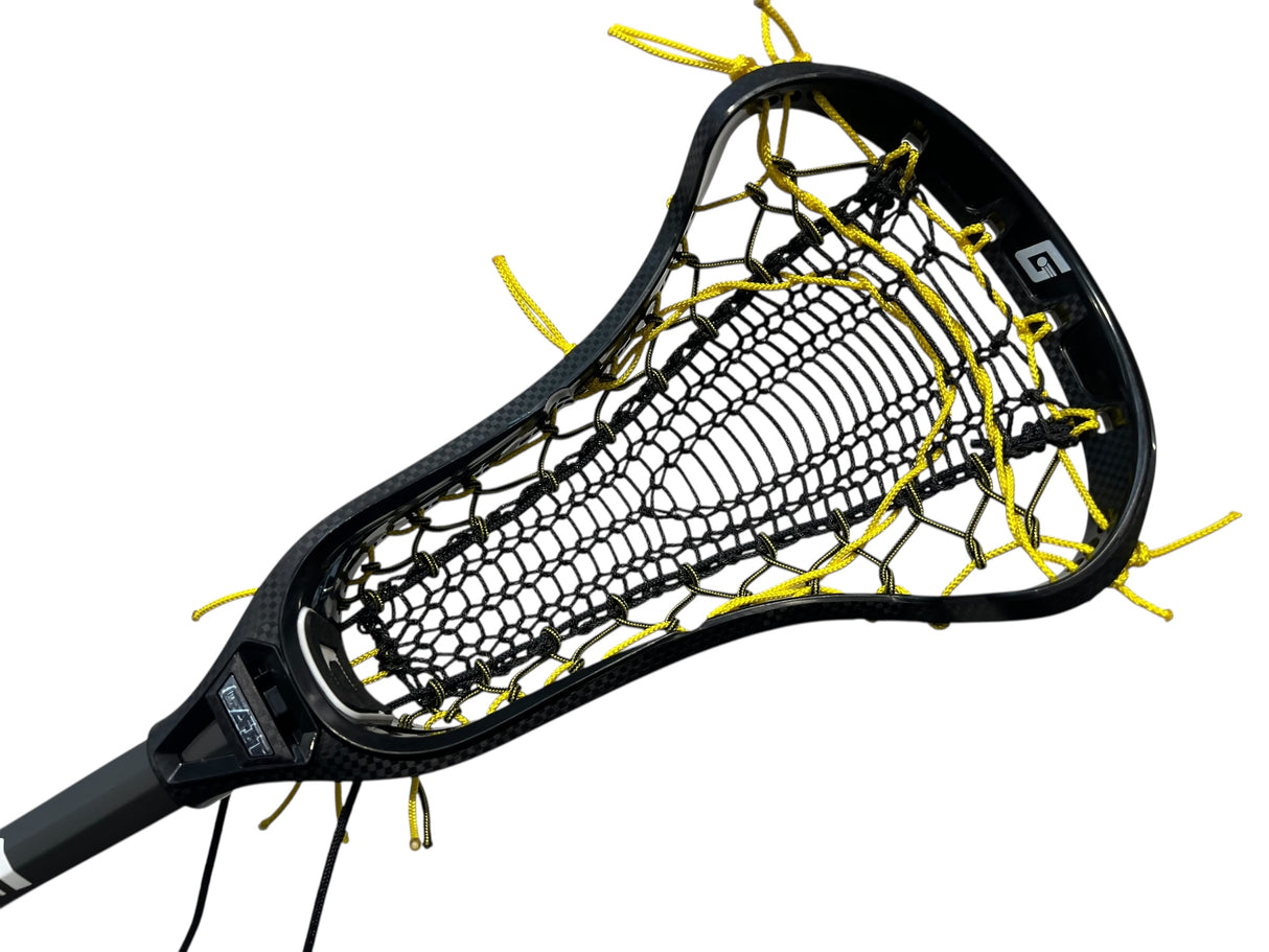Custom Gait Air D Complete Women's Lacrosse with Valkyrie Pocket Bumblebee
