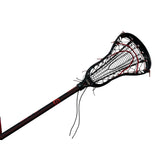 Custom Gait Apex 2 Women's Lacrosse Stick with Valkyrie Pocket Black/Red/Grey