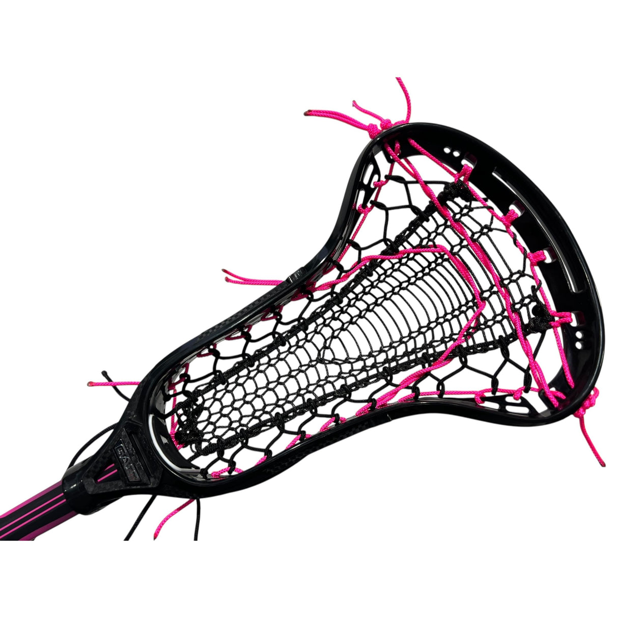 Custom Gait Apex 2 Women's Lacrosse Stick with Valkyrie Pocket Neon Pink/Black/Neon Pink