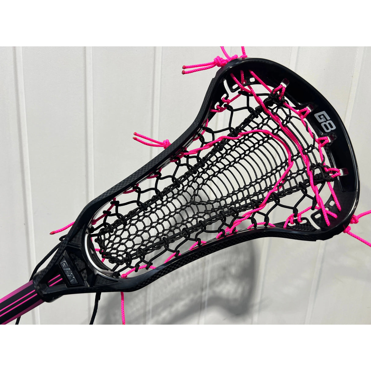 Gait Whip 2 Complete Women's Lacrosse Stick with Armour Mesh Valkyrie Pocket Black/Pink