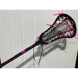 Gait Whip 2 Complete Women's Lacrosse Stick with Armour Mesh Valkyrie Pocket Black/Pink