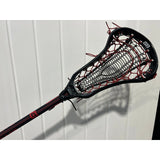 Gait Whip 2 Complete Women's Lacrosse Stick with Armour Mesh Valkyrie Pocket Black/Red/Grey