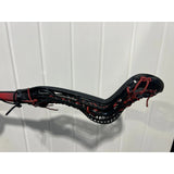 Gait Whip 2 Complete Women's Lacrosse Stick with Armour Mesh Valkyrie Pocket Black/Red/Grey