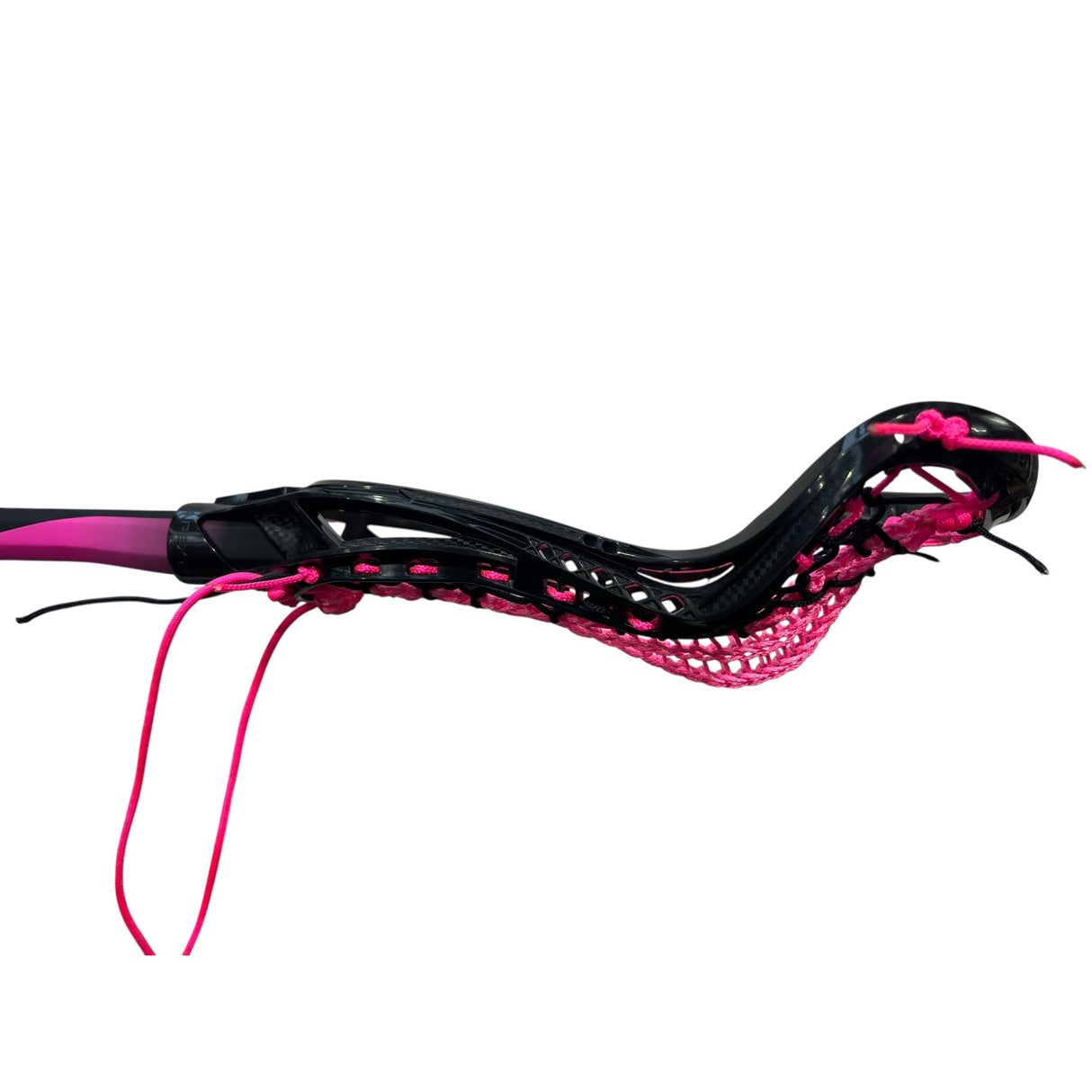 Custom Gait Apex 2 Women's Lacrosse Stick with Valkyrie Pocket Black/Neon Pink