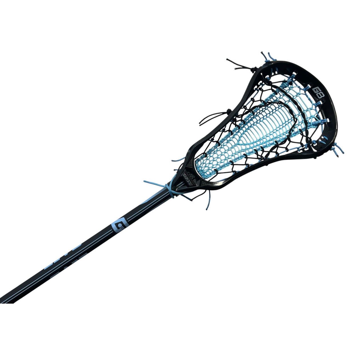 Gait Whip 2 Complete Women's Lacrosse  Stick with Armour Mesh Valkyrie Pocket Black/Carolina