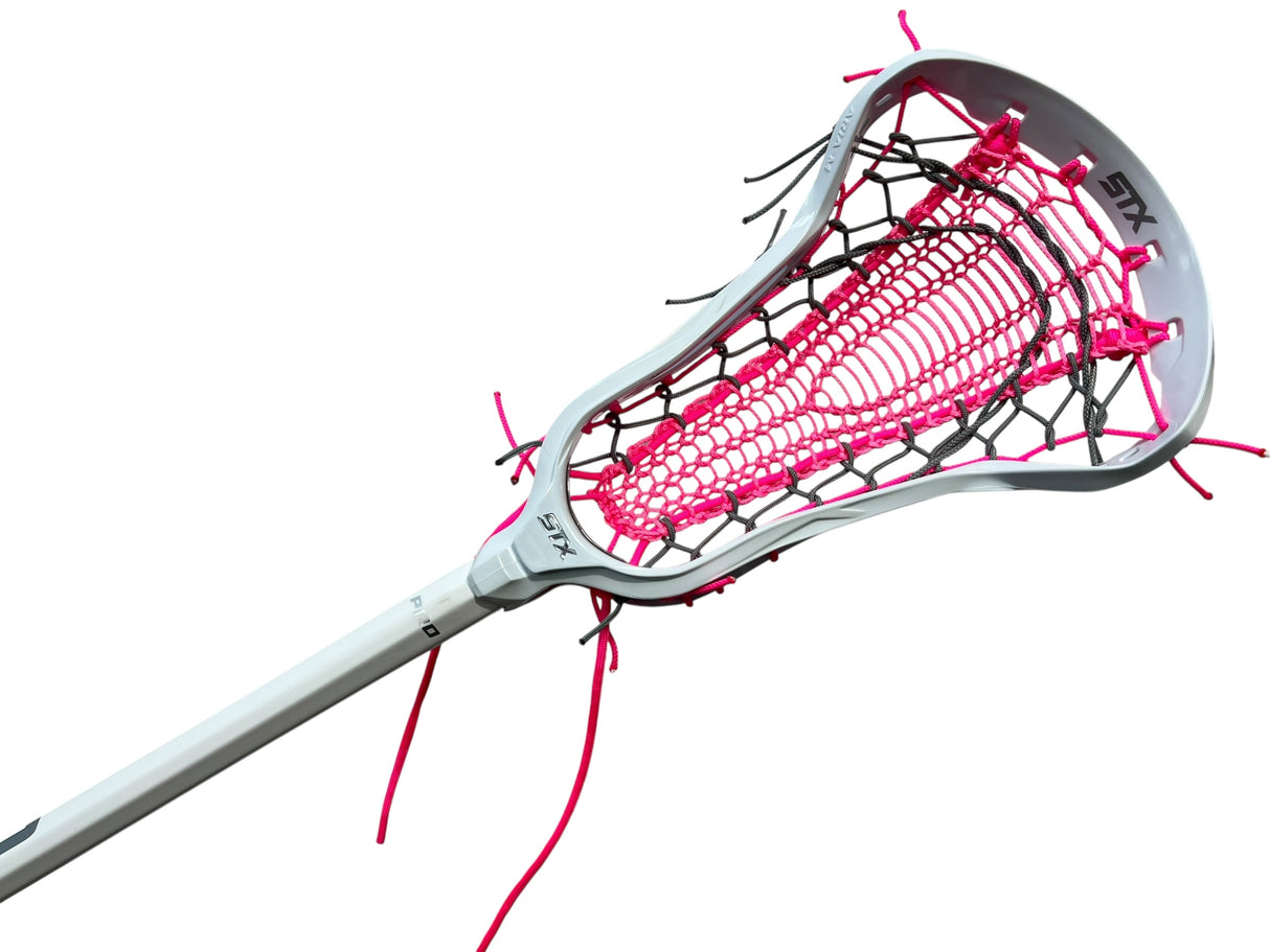 Custom STX Aria Pro-M with Valkyrie Pocket White/Neon Pink