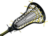 Custom Gait Apex 2 Women's Lacrosse Stick with Valkyrie Pocket Bumblebee