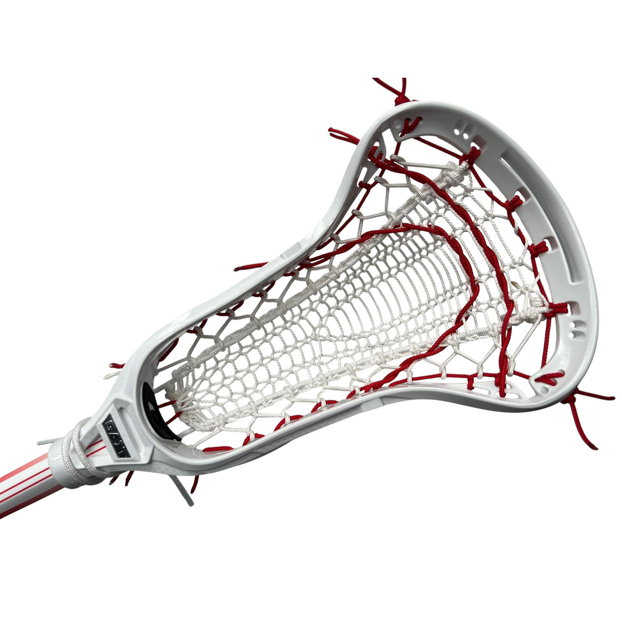 Custom Gait Apex 2 Women's Lacrosse Stick with Valkyrie Pocket White/Red