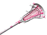 Custom Gait Apex 2 Women's Lacrosse Stick with Valkyrie Pocket White/Grey/Neon Pink