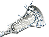 Custom Gait Apex 2 Women's Lacrosse Stick with Valkyrie Pocket White/Carolina Blue