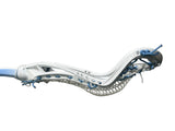 Custom Gait Apex 2 Women's Lacrosse Stick with Valkyrie Pocket White/Carolina Blue