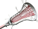 Custom Gait Apex 2 Women's Lacrosse Stick with Valkyrie Pocket White/Red/White
