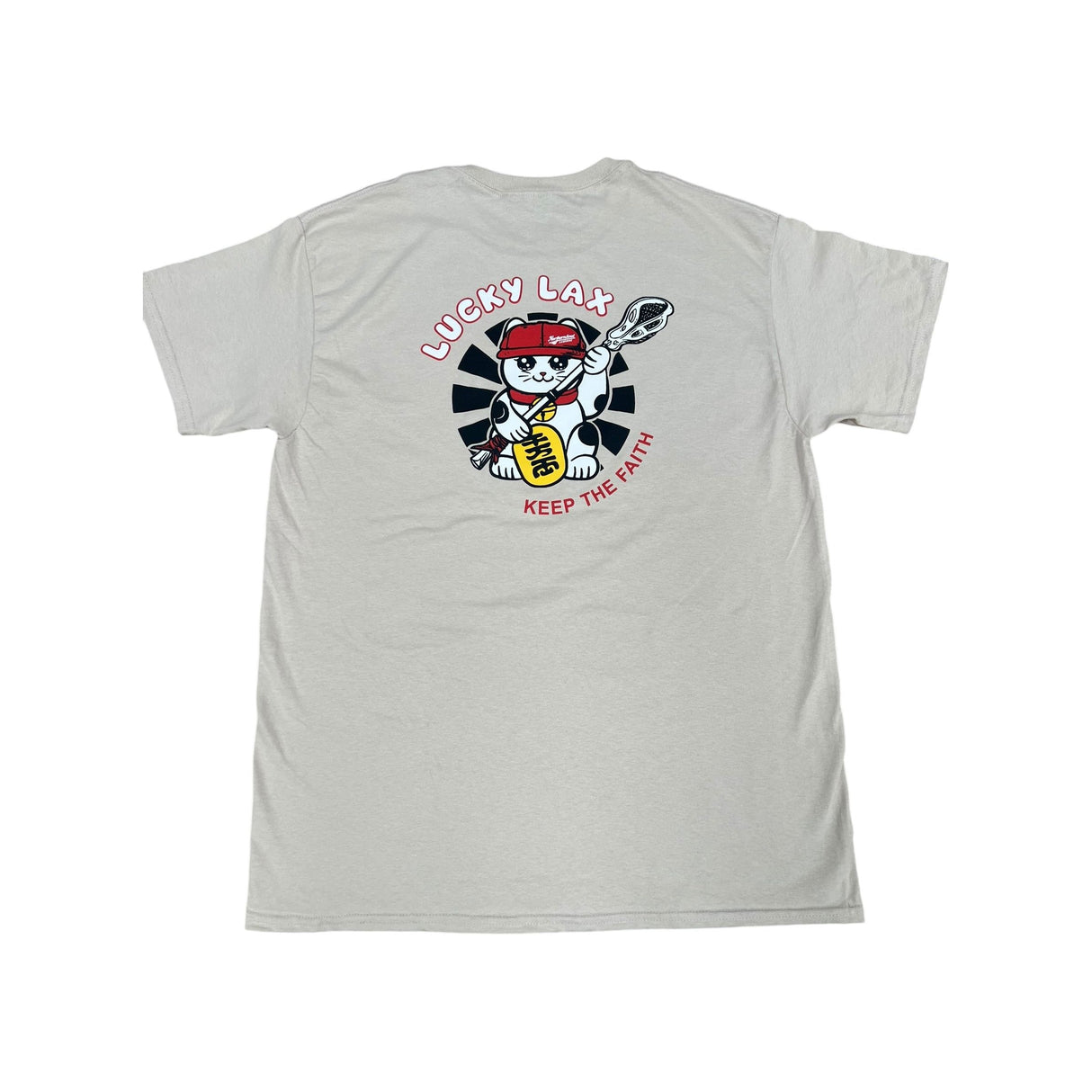 Lucky Lax Cat Tee Sand