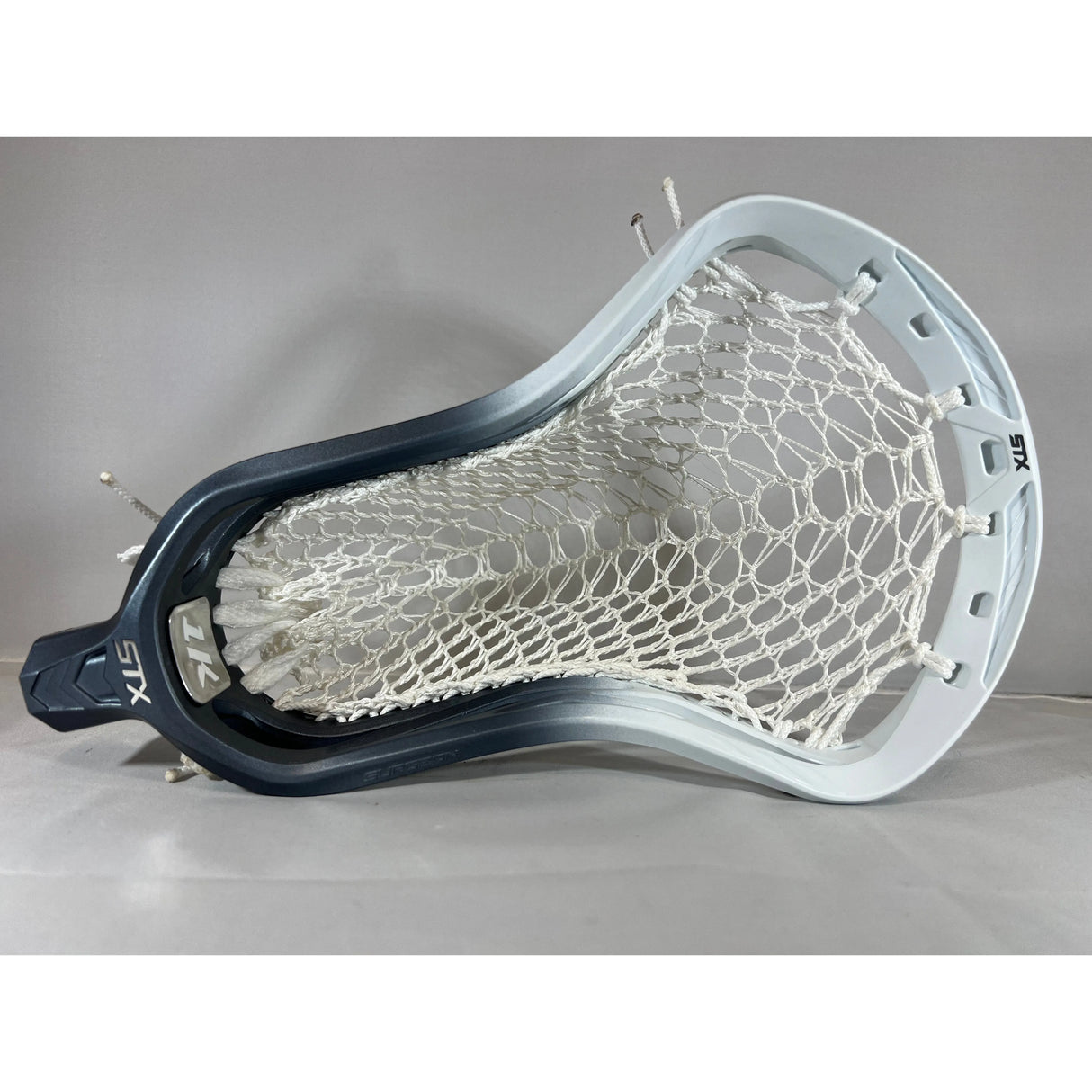 Custom STX Lacrosse Blue Steel Surgeon 1K with Antrea TR-1 Mesh