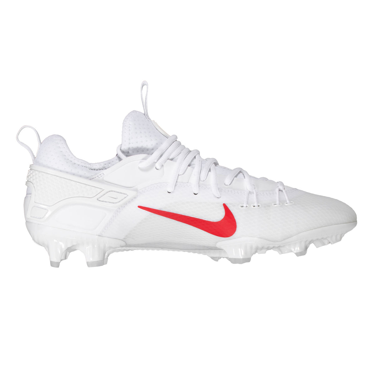 Nike Huarache 9 Elite Low Lacrosse Cleats White/Red