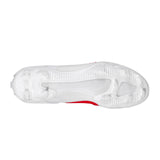 Nike Huarache 9 Elite Low Lacrosse Cleats White/Red