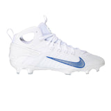 Nike Huarache 9 Elite Mid Lacrosse Cleats White/Game Royal