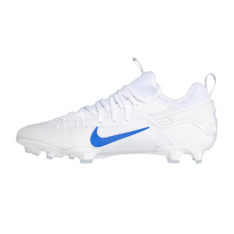 Nike Huarache 9 Elite Low Lacrosse Cleats White/Game Royal