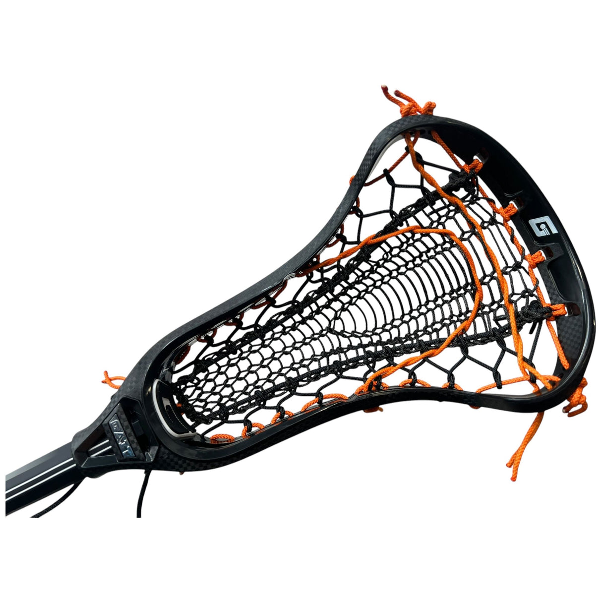 Custom Gait Air D Complete Women's Lacrosse with Valkyrie Pocket Black/Orange