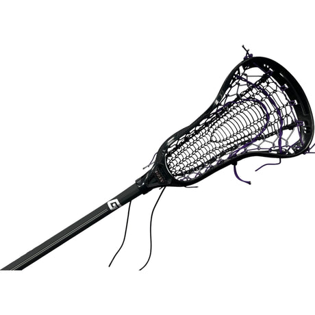 Custom Gait Apex 2 Women's Lacrosse Stick with Valkyrie Pocket Black/Purple/White
