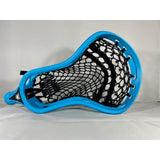 Custom ECD DNA 2.0 Lacrosse Head with TMD 9 Diamond Hex Mesh Blue/Black