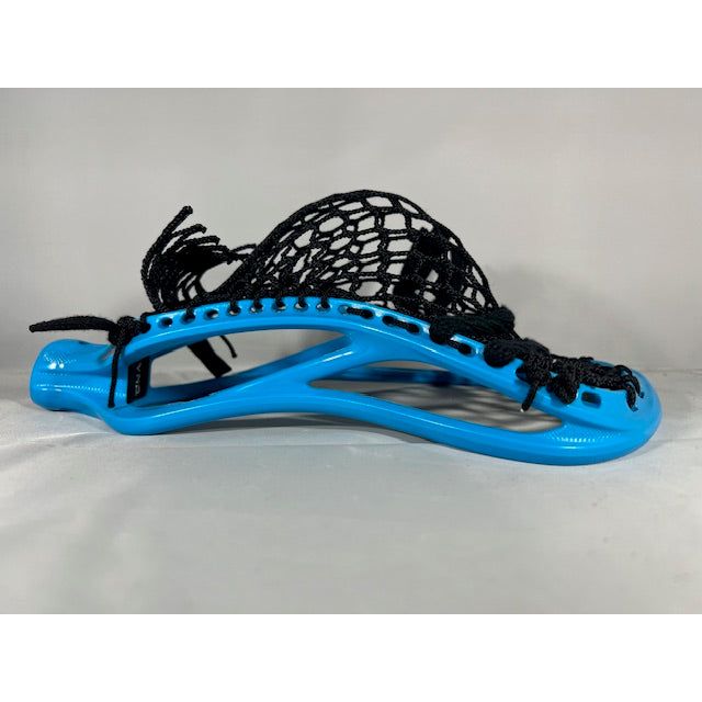 Custom ECD DNA 2.0 Lacrosse Head with TMD 9 Diamond Hex Mesh Blue/Black