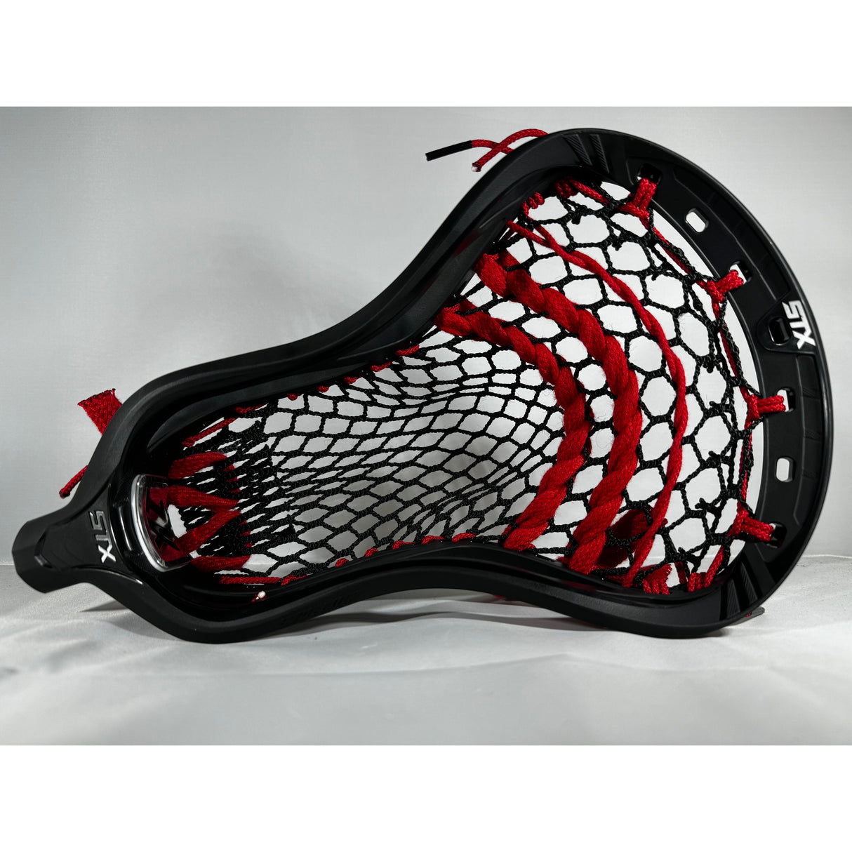 Custom STX Lacrosse Stallion 1K Head with ECD Hero 3.0 Semi Soft Black