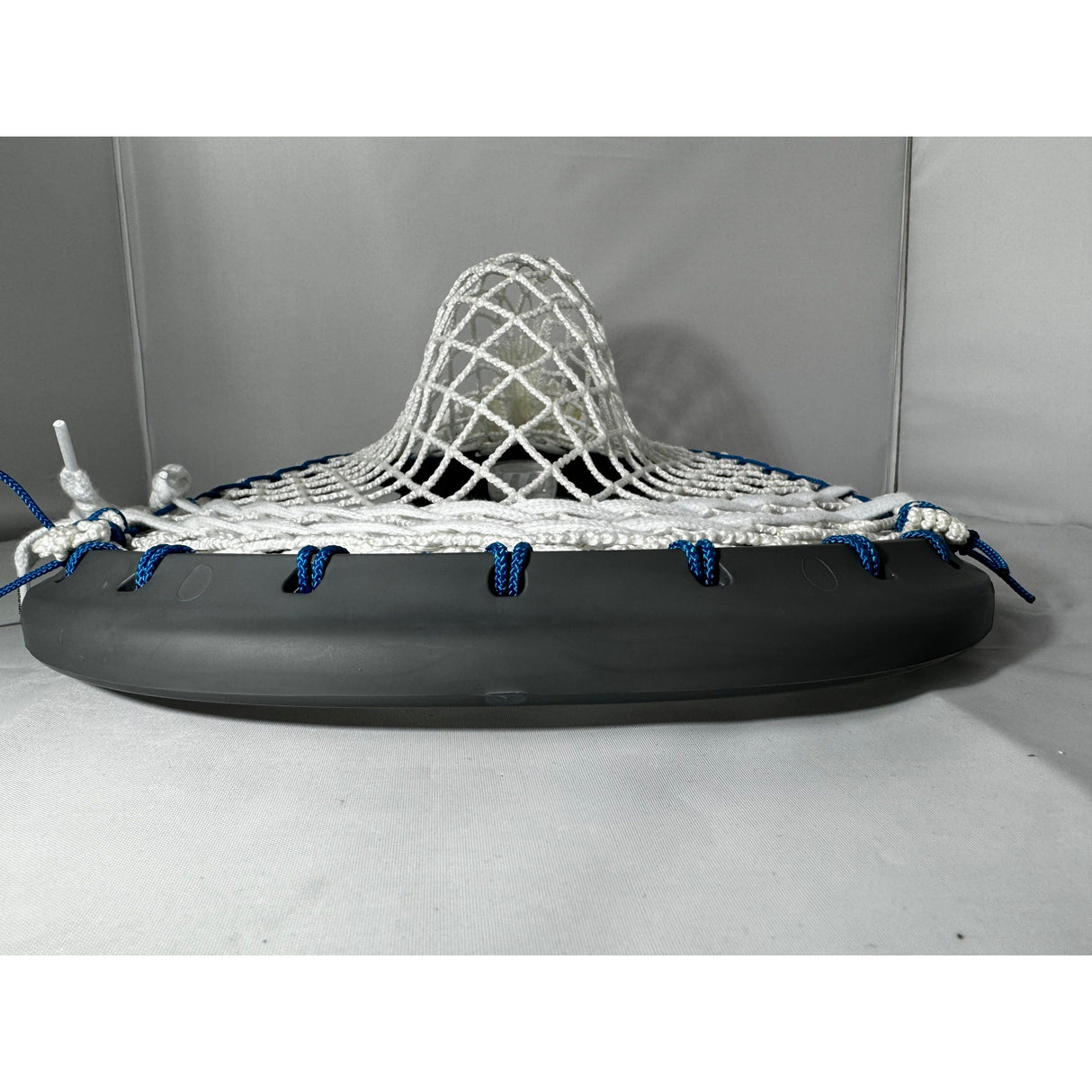 Custom STX Lacrosse Eclipse 3 Goalie Head with 12D ECD Impact Semi Soft Grey