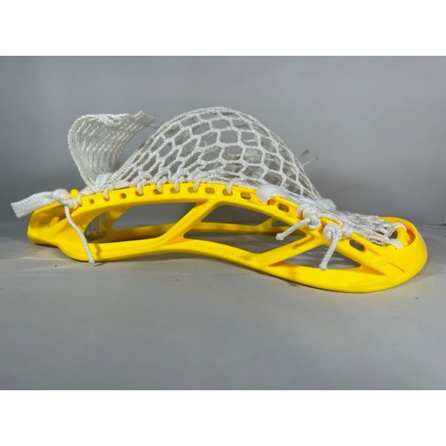 Custom STX Lacrosse Stallion 1K Head Limited Edition Summerade Yellow Head with ECD Hero 3.0 side profile
