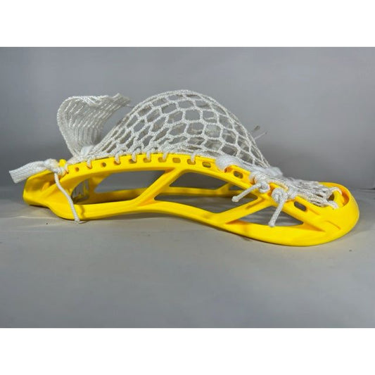 Custom STX Lacrosse Stallion 1K Head Limited Edition Summerade Yellow Head with ECD Hero 3.0 side profile