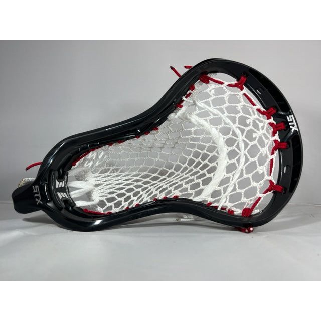 Custom STX Lacrosse Surgeon 900 with ECD Hero 3.0 Black head, White/Red strings