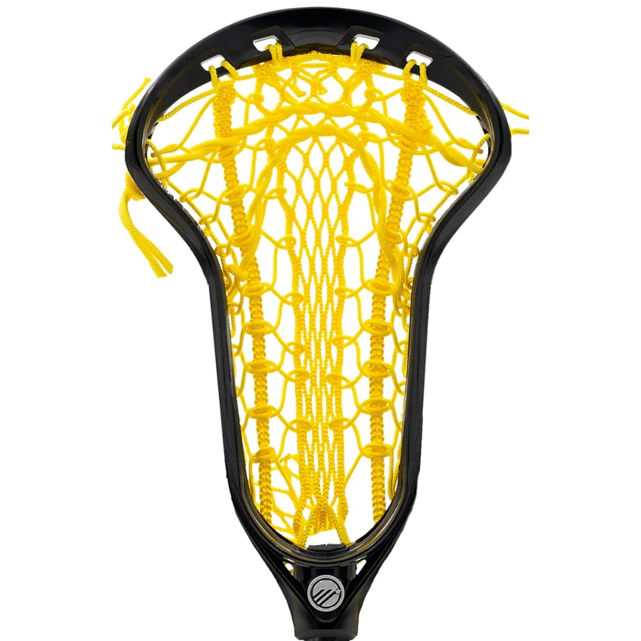 Maverik Ascent + Plus Mesh Runner Women's Lacrosse Black Head Yellow Pocket