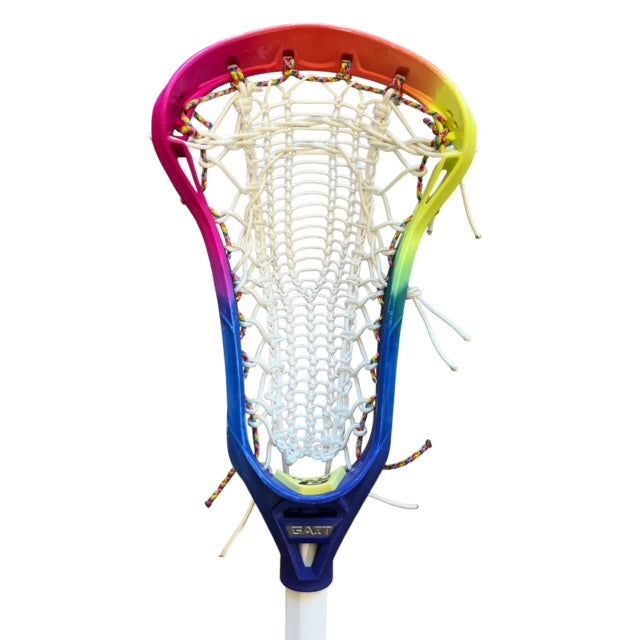 Custom Dyed Gait Whip Complete Women's Lacrosse Stick with Valkyrie Mesh Pocket