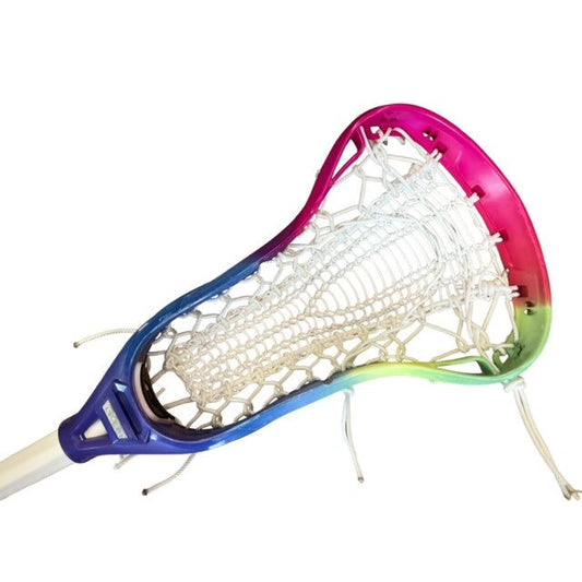 Custom Dyed Gait Apex Complete Women's Lacrosse Stick with Armor Mesh Valkyrie Pocket