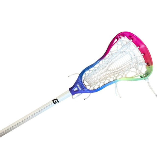 Custom Dyed Gait Apex Complete Women's Lacrosse Stick with Armor Mesh Valkyrie Pocket