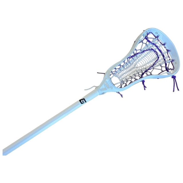 Gait Apex Complete Women's Lacrosse Stick with Armor Mesh Valkyrie Pocket White/Purple
