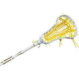 STX Exult Pro Elite Complete Women's Lacrosse Stick with Valkyrie Pocket White/Yellow