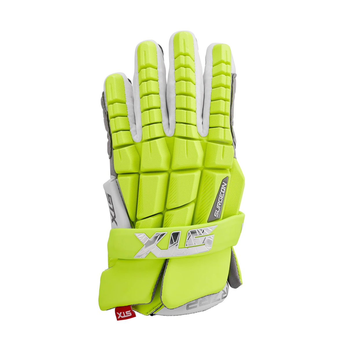 STX Surgeon RZR 2 Lacrosse Gloves Limited Edition Neon Green