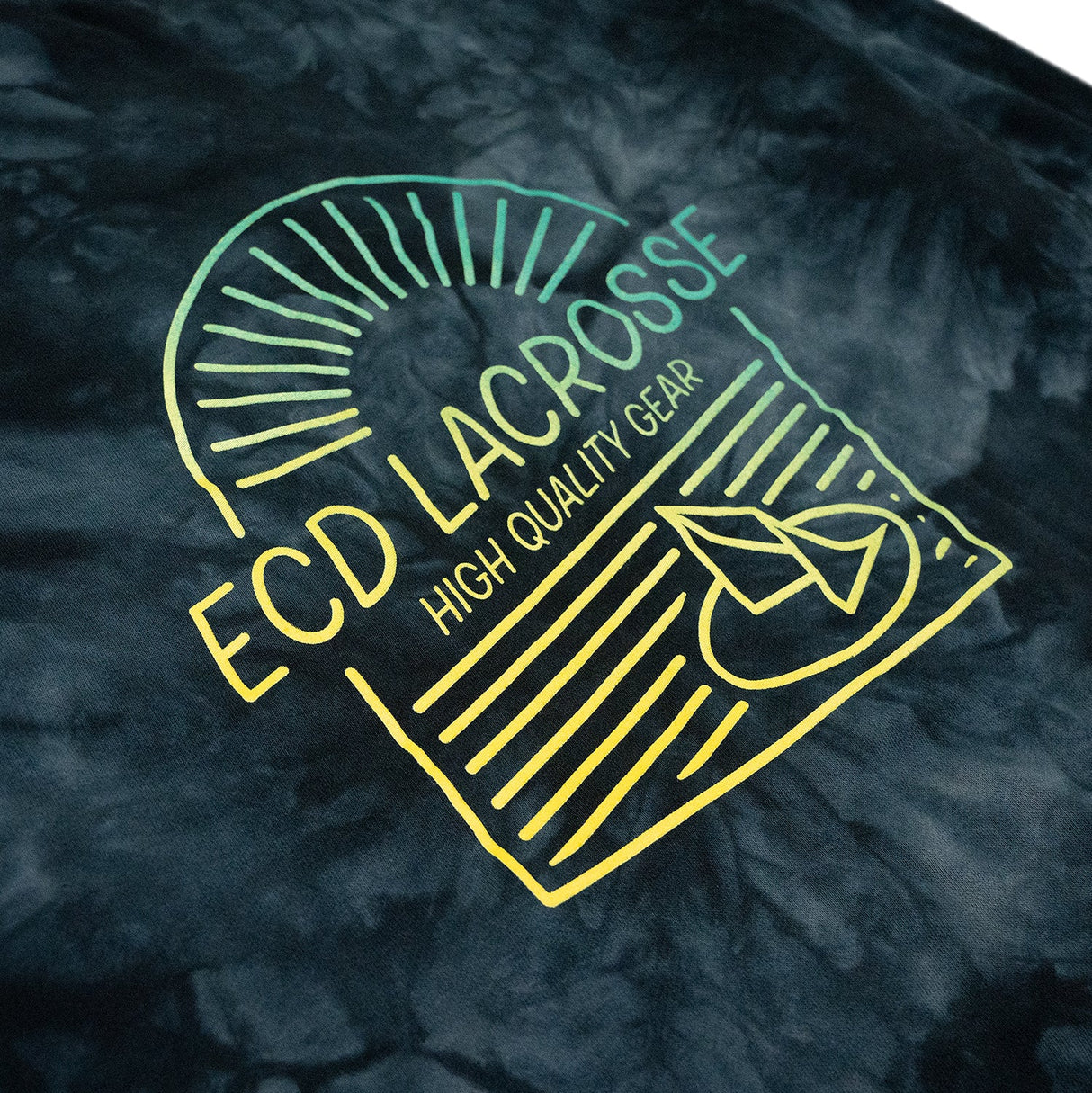 ECD Lacrosse Sunrise Tie Dye Hoodie