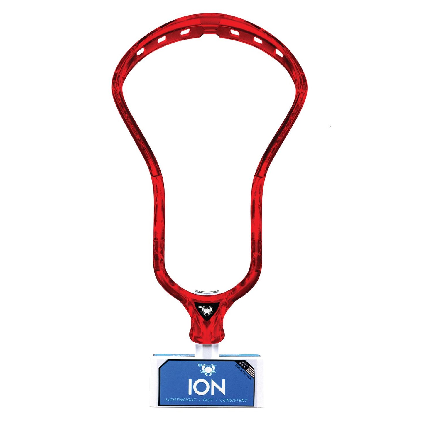 ECD Ion Lacrosse Head Unstrung Red