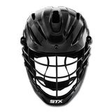 STX Aero Lacrosse Helmet - Stock Custom - Black with Black Mask