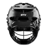STX Aero Lacrosse Helmet - Stock Custom - Black with Black Mask