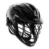STX Aero Lacrosse Helmet - Stock Custom - Black with Black Mask