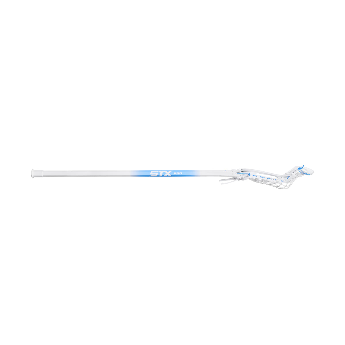 Limited Edition White/Light Blue STX Aria Pro-M Complete Women's Lacrosse Stick