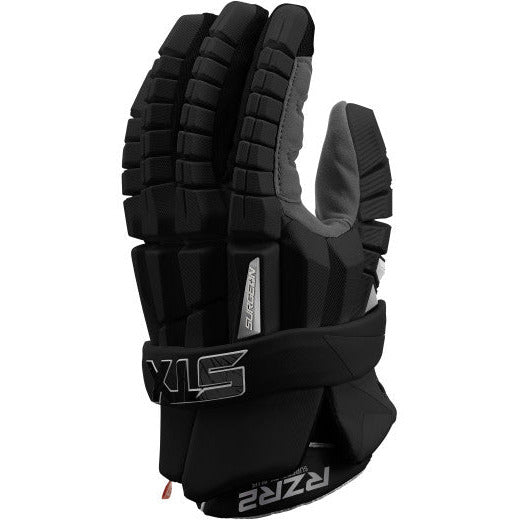 STX Surgeon RZR 2 Lacrosse Gloves Black