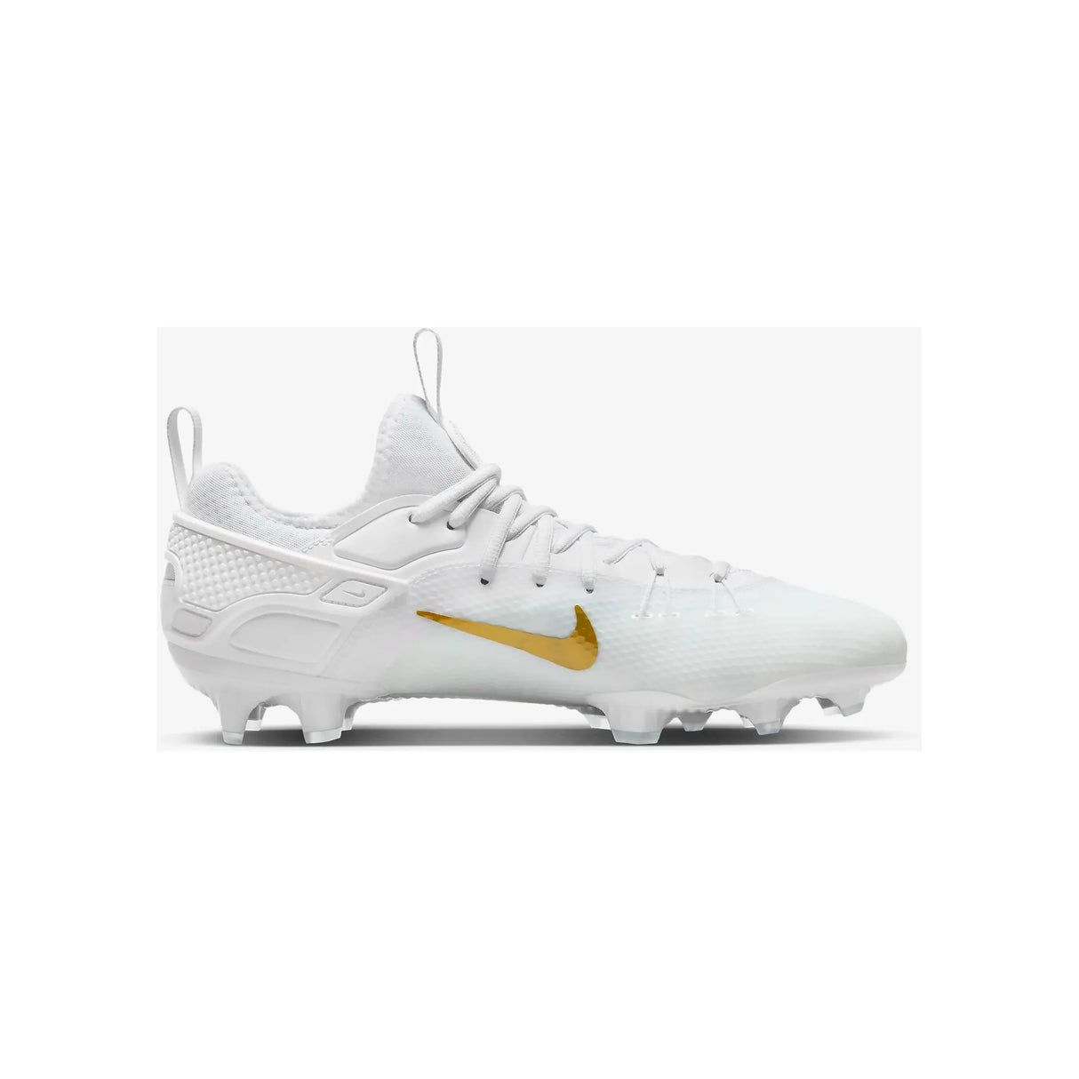 Nike Huarache 9 Elite Low Lacrosse Cleats White Vivid Gold Northern Soul Sportswear