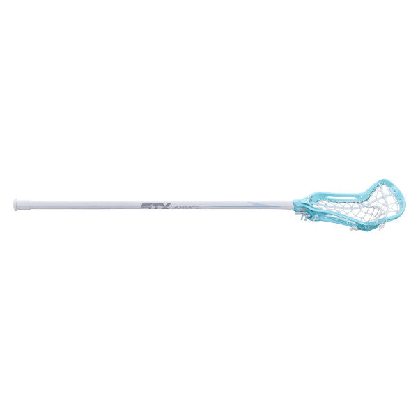 STX Aria Pro-M Complete Women's Lacrosse Stick with Lock Pocket 2.0 Limited Edition Blue